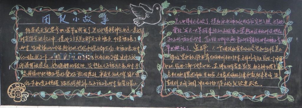 关于团队的黑板报