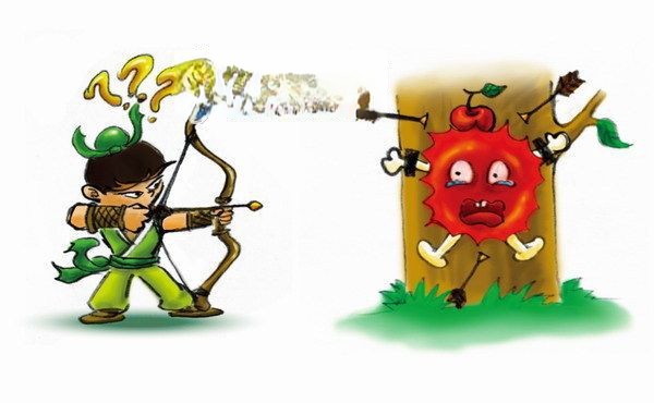 后羿射日插图欣赏 后羿射日插图欣赏