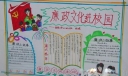 廉政文化进校园手抄报版面设计图