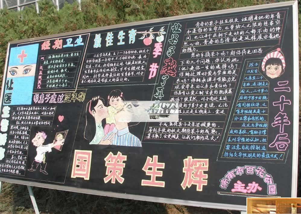 “计划生育”主题宣传板报:国策生辉 “计划生育”主题宣传板报:国策生辉
