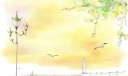 海边情景插图