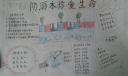 防溺水珍爱生命手抄报