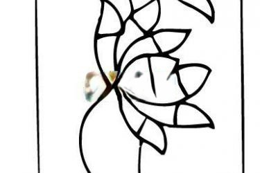 板报花边：插花一组