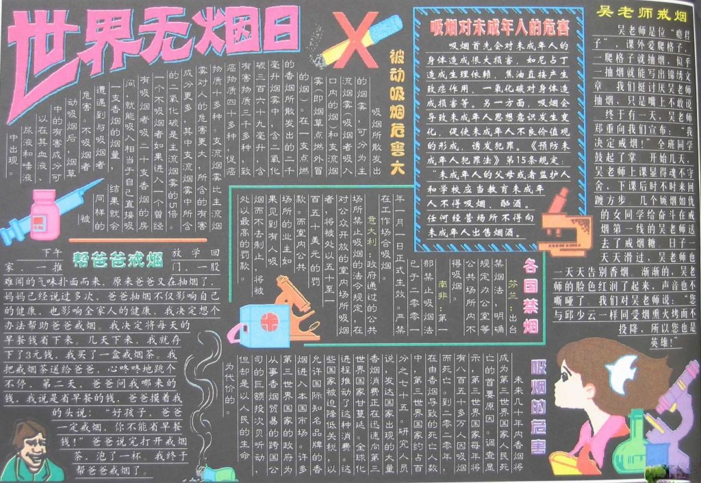 2022世界无烟日板报-大图加精