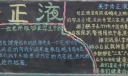 告别修正液养成好习惯黑板报