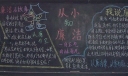 廉洁主题黑板报图片