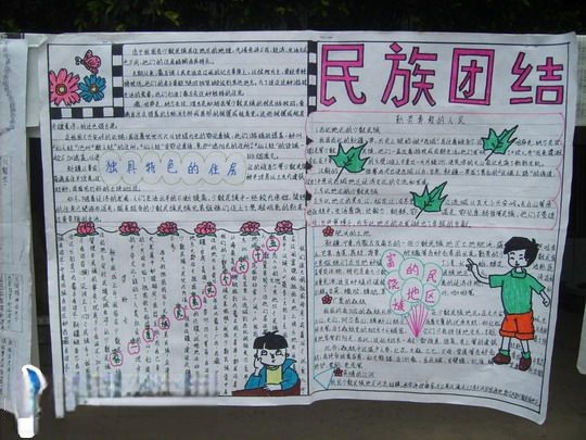 民族团结手抄报版面设计图-推荐 民族团结手抄报版面设计图-推荐