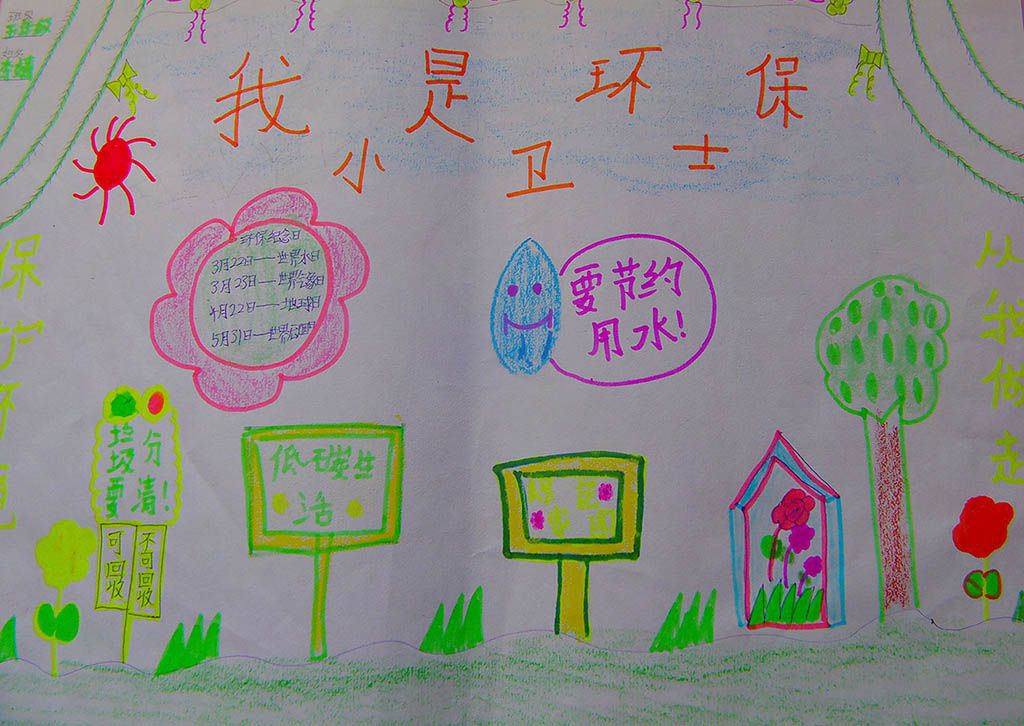 保护地球珍爱环境手抄报