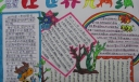 让世界充满绿手抄报版面设计图