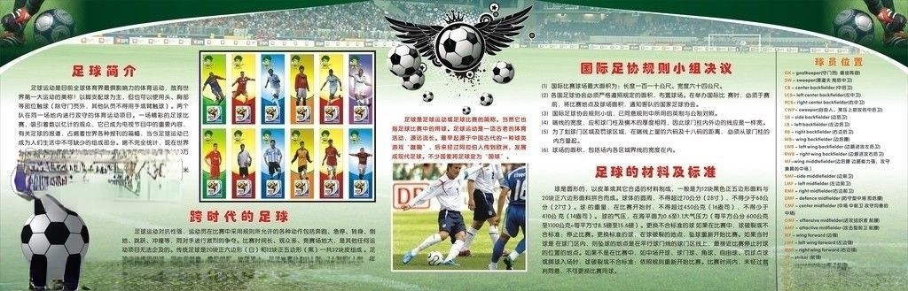 足球板报设计图