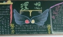 中学生理想黑板报版面设计图