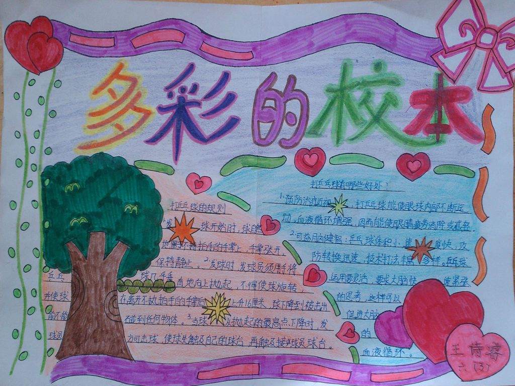 校本课程手抄报图片大全 校本课程手抄报图片大全