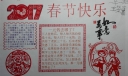 鸡年春节电子小报欣赏