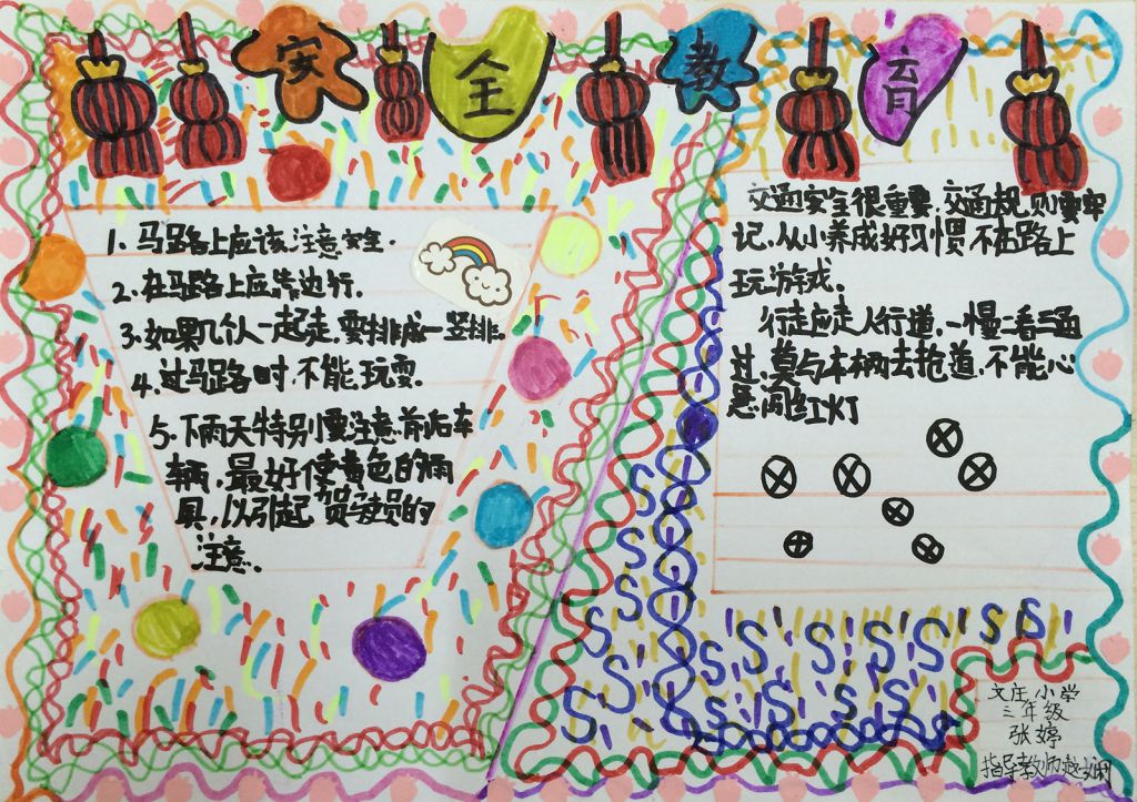 春季安全教育手抄报大全