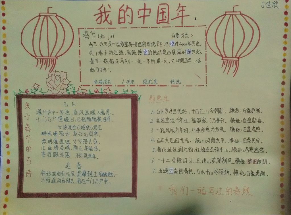 欢乐中国年羊年小报 欢乐中国年羊年小报