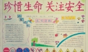 珍爱生命 关注安全手抄报