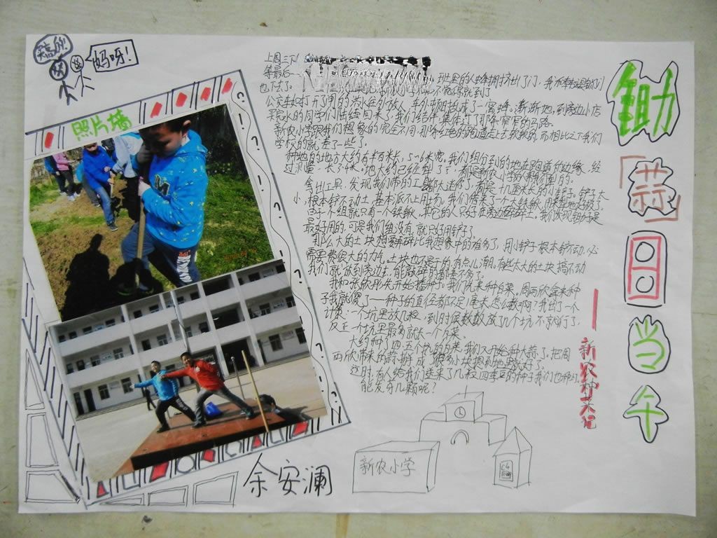 种植手抄报图片大全_燃烧的蔬菜手抄报