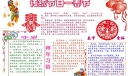 传统节日春节电子手抄报