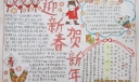 2022初中春节手抄报