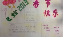 2022春节快乐手抄报