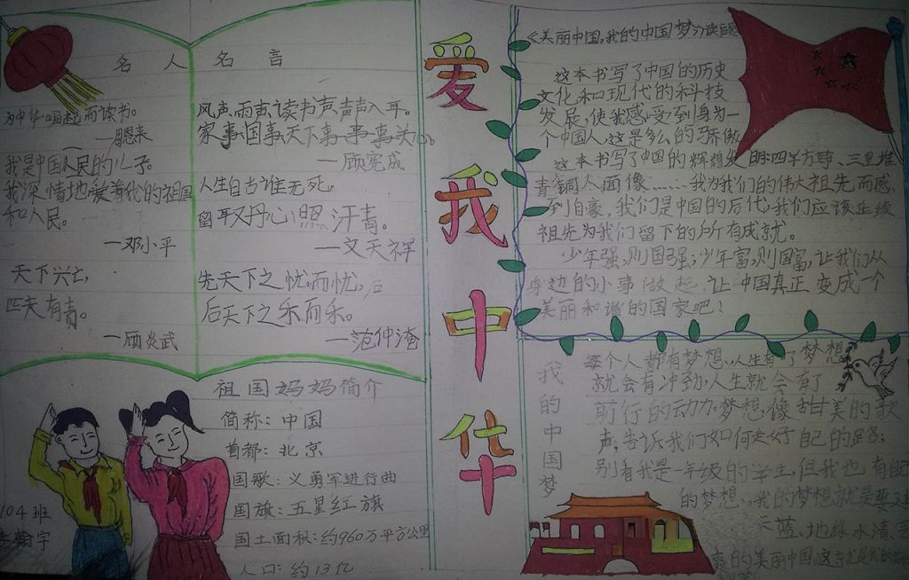 春节年俗手抄报大全