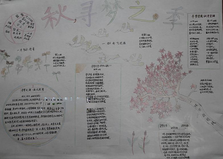 多彩四季手抄报 多彩四季手抄报