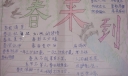 春天到手抄报版面设计图