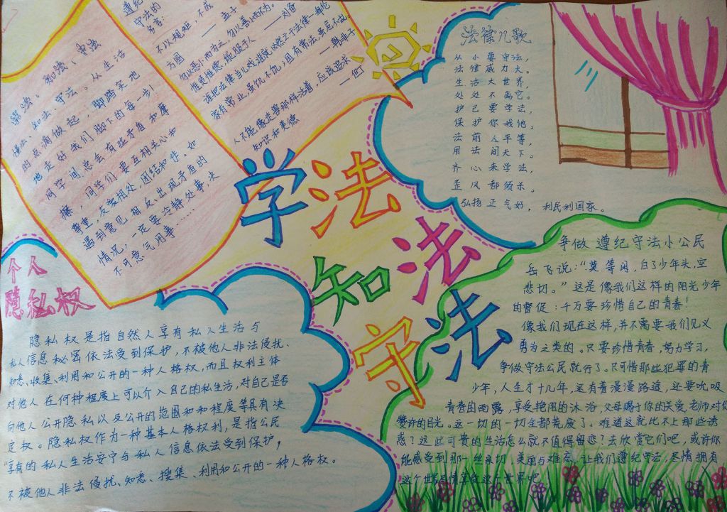 国家宪法日手抄报图片大全