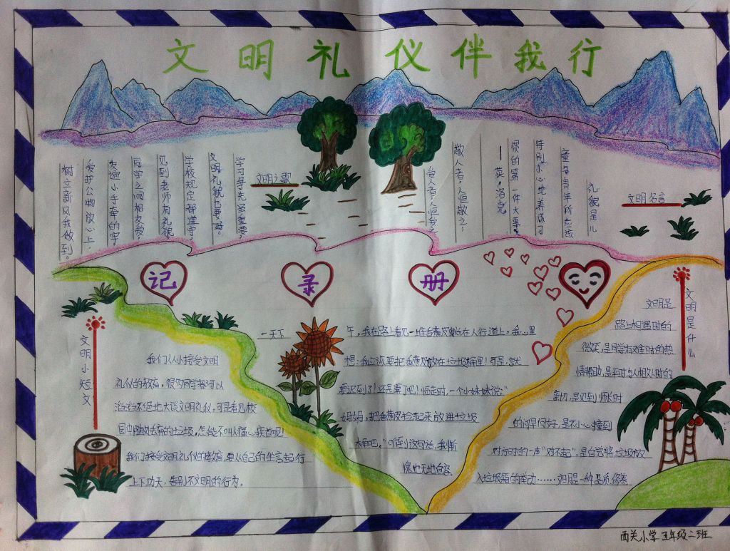 学雷锋文明礼仪伴我行