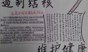 遏制结核维护健康手抄报