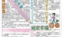 拥抱幸福手抄报版面设计图
