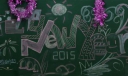 2022新年快乐黑板报