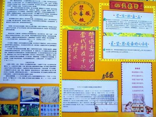 禁毒小报图片欣赏
