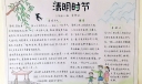 清明踏青时节手抄报，清明节的来历