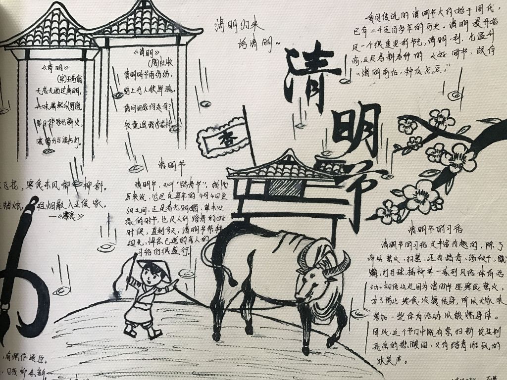 2022清明节手抄报简单又漂亮 2022清明节手抄报简单又漂亮