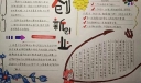 大学生创业创新手抄报，拓创业之路展创新锐风