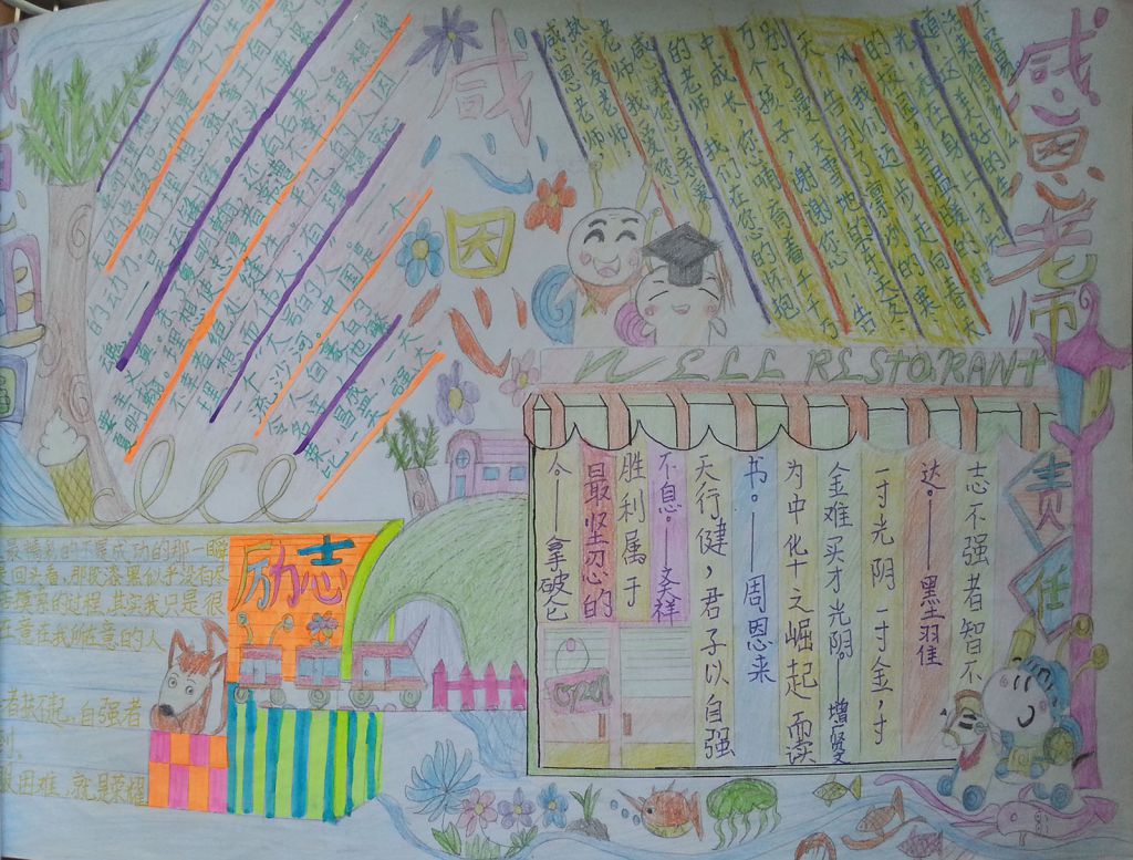 感恩革命先烈责任在我心中手抄报 感恩革命先烈责任在我心中手抄报