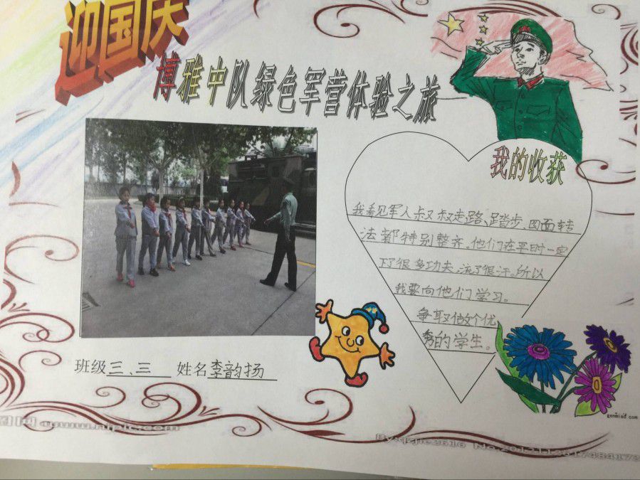 国庆节绿色军营体验之旅