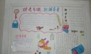 时光飞逝把握青春手抄报
