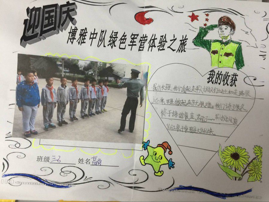 国庆节绿色军营体验之旅