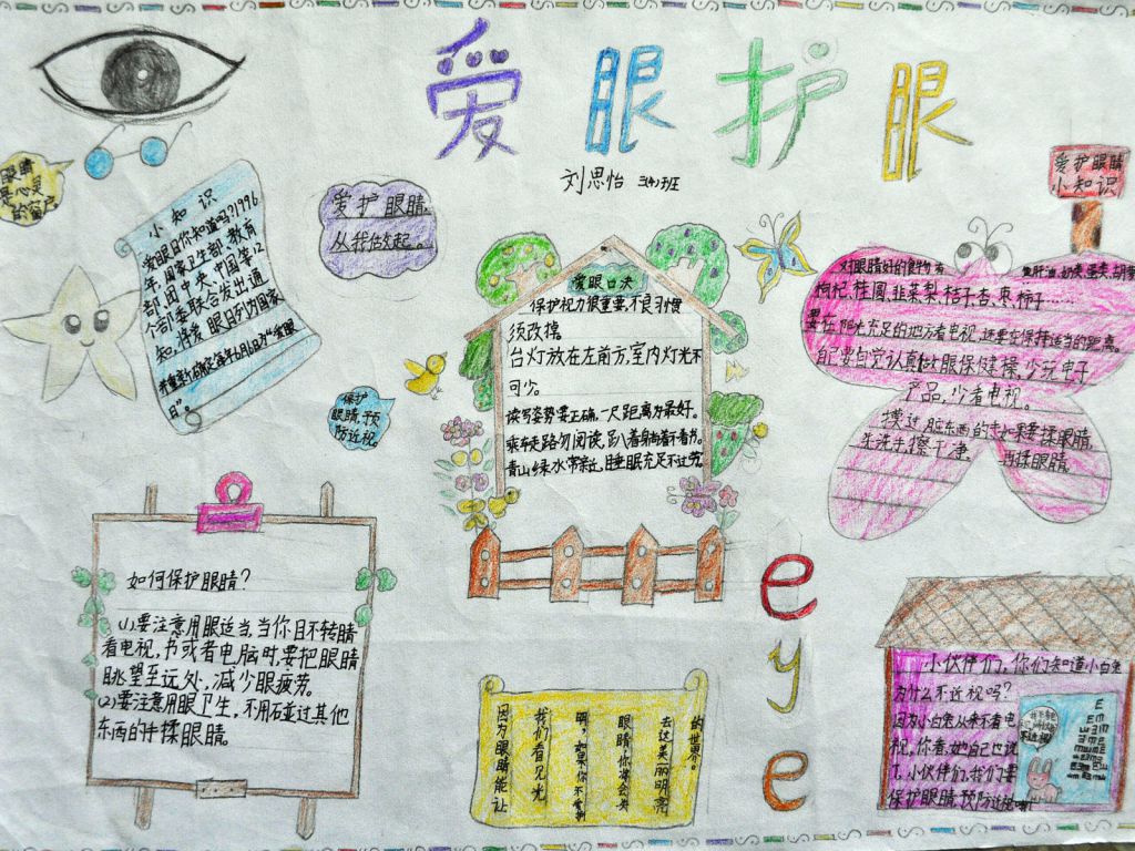 6月6日全国爱眼日手抄报 6月6日全国爱眼日手抄报