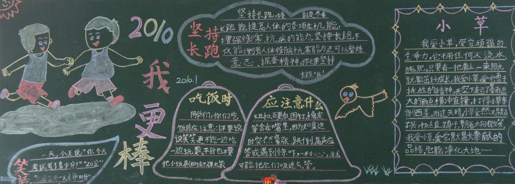 新年我最棒黑板报图片大全