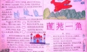 莲苑一角手抄报