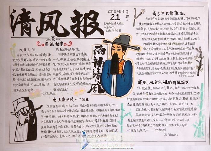 清风报版面设计图