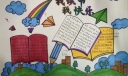 I Read I Happy手抄报