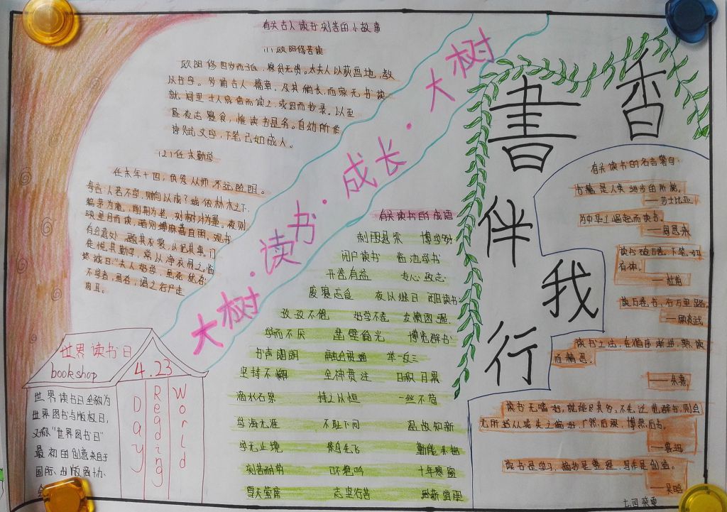 读好书品香茶手抄报大全 读好书品香茶手抄报大全