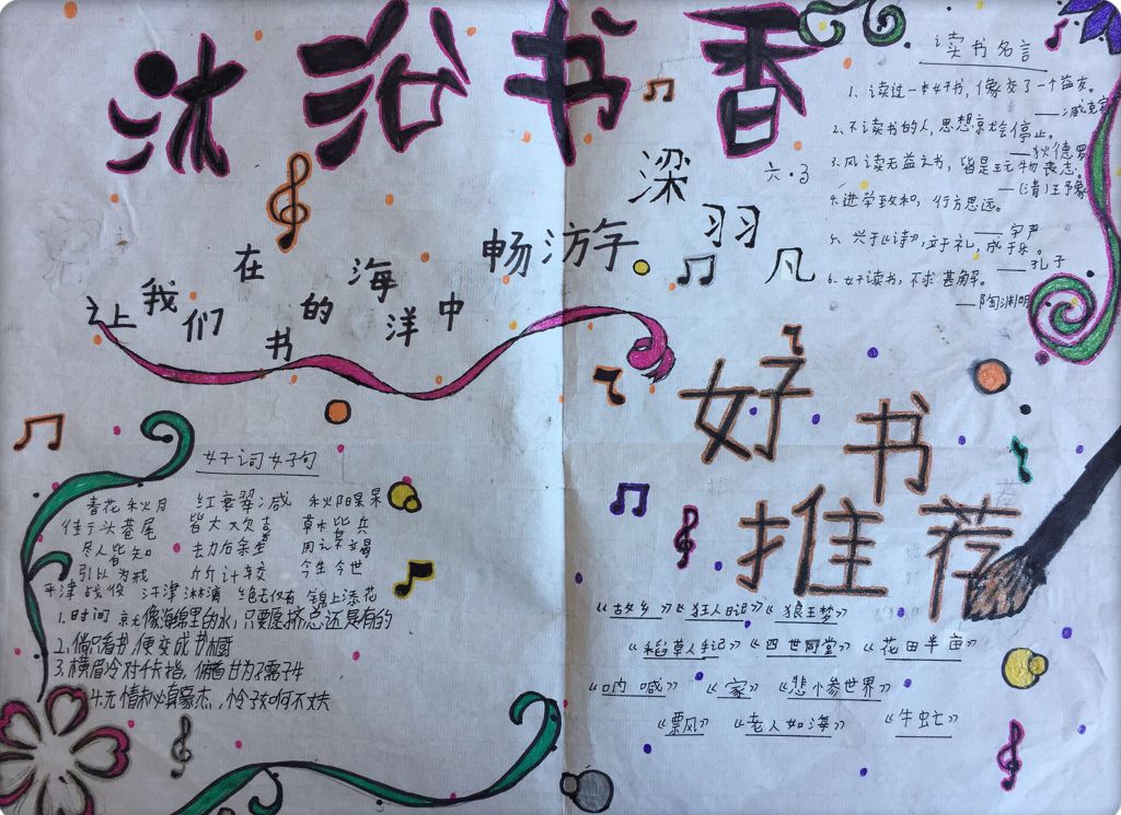 沐浴书海香溢校园手抄报 沐浴书海香溢校园手抄报