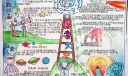 小学生探索太空手抄报图片