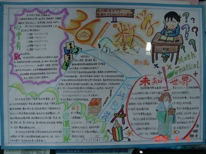 361°数学手抄报