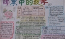 邮票中的数学手抄报